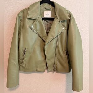 Wilfred Sage Faux Leather Jacket
